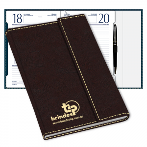 Agenda Classic Capanga c/ Imã, capa Toronto-087TO
