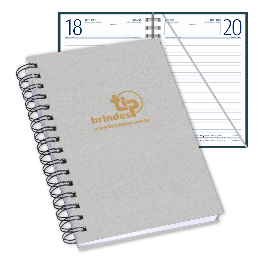 Agenda Classic c/ garratip, capa Platinotip-085PL