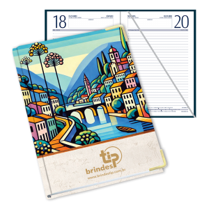 Agenda Classic, capa Arte Nova-081AN
