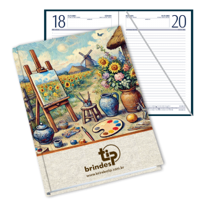 Agenda Classic, capa Arte Nova-081AN