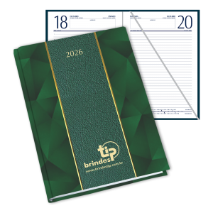 Agenda Classic, capa Bicolor Laminada-081BL