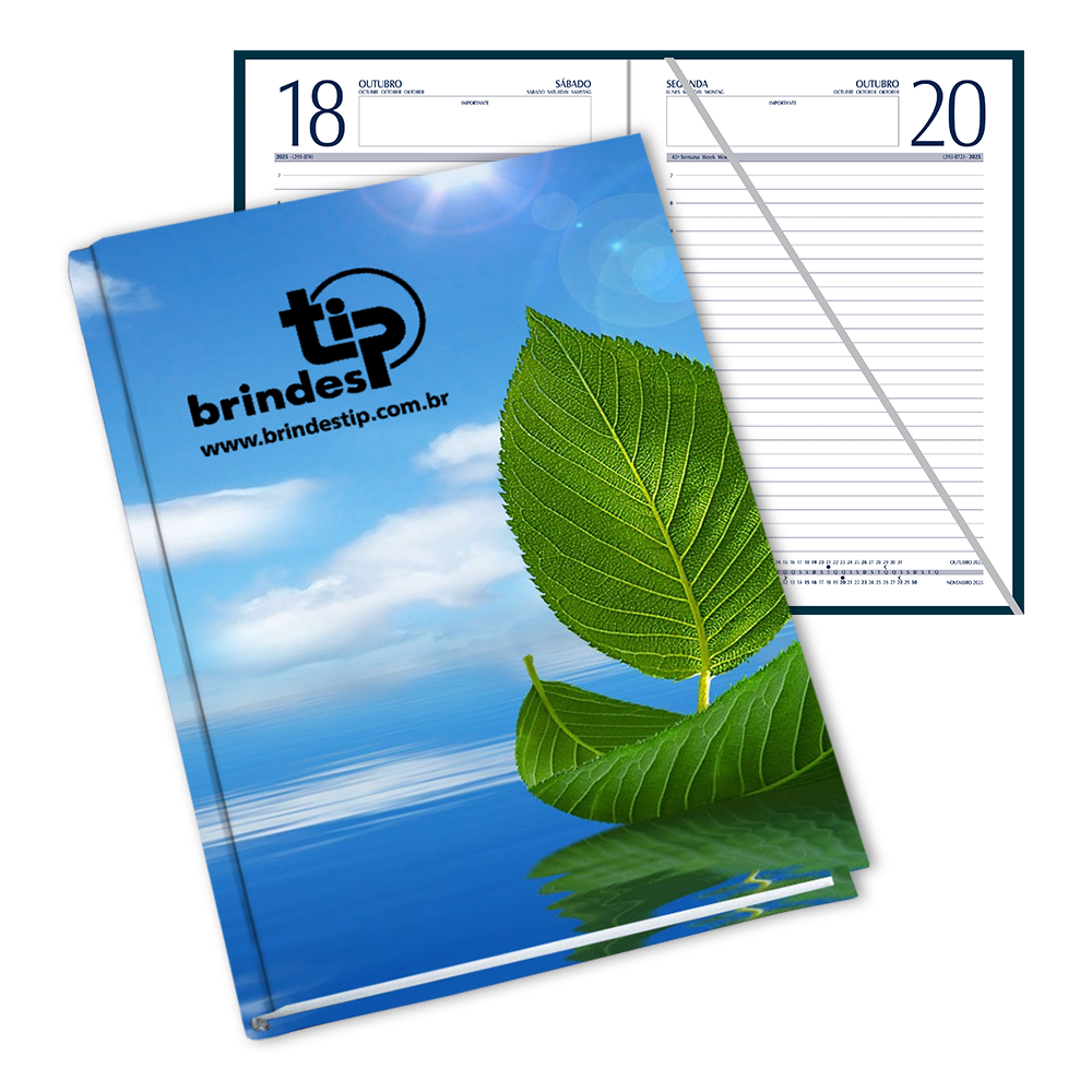 Agenda Classic, capa Laminada Impressa-081BI