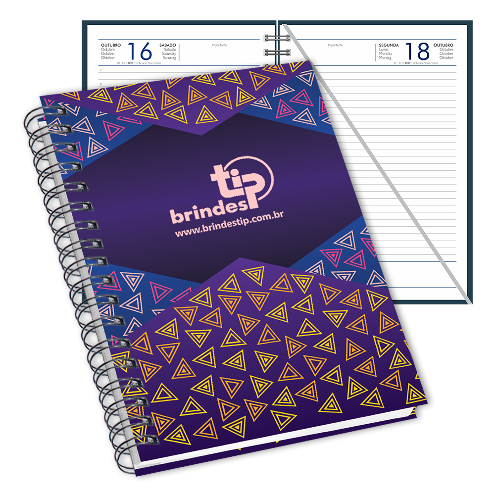 Agenda Eurotip c/ garratip, capa Laminada Impressa-025BI