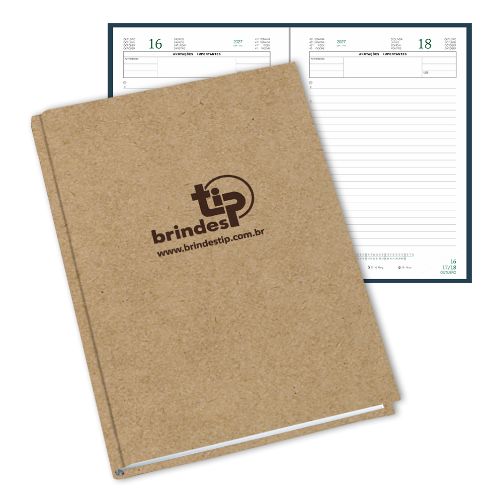 Agenda Objetiva, capa Ecokraft-171EK