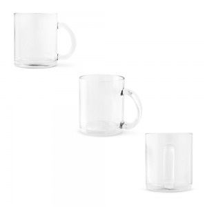 CARMO. Caneca em vidro para sublimação 350 mL-94318