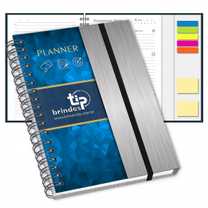 Cadertip Planner Medium Capanga, capa Laminada Impressa-497BI