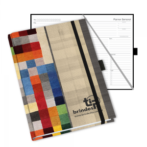 Cadertip Planner Semanal, capa Laminada Impressa-481BI