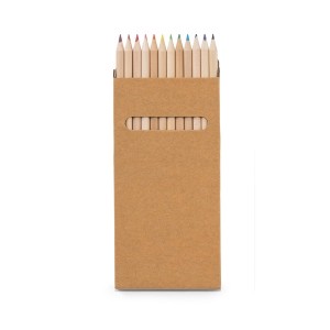 Caixa de cartão com 12 lápis de cor.-51746